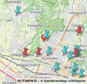 Mappa Via Torricella di Sotto, 25127 Brescia BS, Italia (2.748)