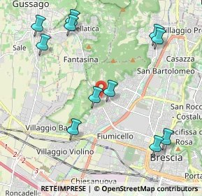 Mappa Via Torricella di Sotto, 25127 Brescia BS, Italia (2.38636)