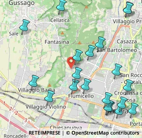 Mappa Via Torricella di Sotto, 25127 Brescia BS, Italia (2.615)