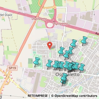 Mappa Via Alessandro Manzoni, 25035 Ospitaletto BS, Italia (0.5945)
