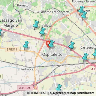 Mappa Via Alessandro Manzoni, 25035 Ospitaletto BS, Italia (2.89364)
