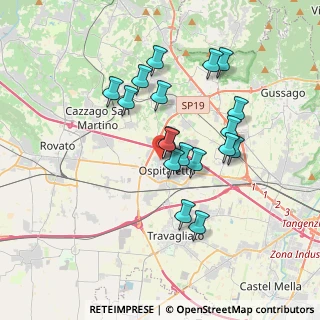 Mappa Via Alessandro Manzoni, 25035 Ospitaletto BS, Italia (3.10611)