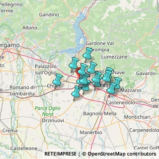 Mappa Vicolo Monte Orfano, 25035 Ospitaletto BS, Italia (8.09667)