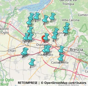 Mappa Via Pasubio, 25035 Ospitaletto BS, Italia (6.594)
