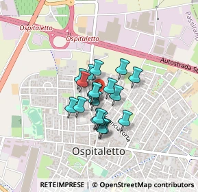 Mappa Via Pasubio, 25035 Ospitaletto BS, Italia (0.2515)