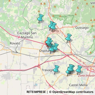 Mappa Vicolo Monte Orfano, 25035 Ospitaletto BS, Italia (3.72385)