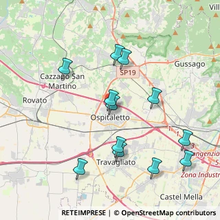 Mappa Vicolo Monte Orfano, 25035 Ospitaletto BS, Italia (4.0875)