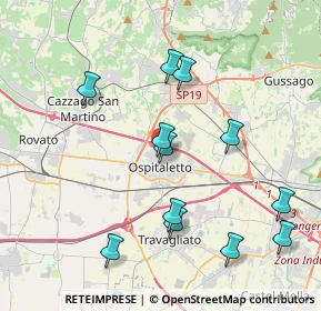 Mappa Via Pasubio, 25035 Ospitaletto BS, Italia (4.0875)