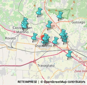Mappa Via Pasubio, 25035 Ospitaletto BS, Italia (3.012)