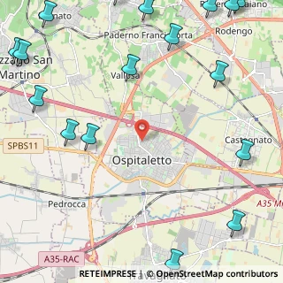 Mappa Vicolo Monte Orfano, 25035 Ospitaletto BS, Italia (3.7185)
