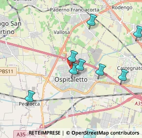 Mappa Via Pasubio, 25035 Ospitaletto BS, Italia (2.68833)