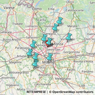 Mappa Via Giuseppe di Vittorio, 20037 Paderno Dugnano MI, Italia (10.82182)