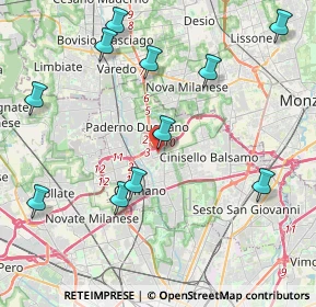 Mappa Via Giuseppe di Vittorio, 20037 Paderno Dugnano MI, Italia (4.71273)
