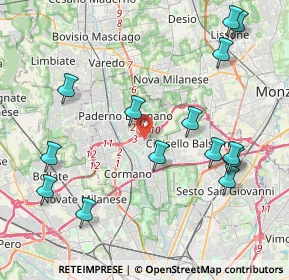 Mappa Via Giuseppe di Vittorio, 20037 Paderno Dugnano MI, Italia (4.72214)