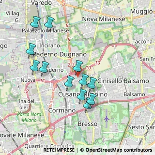 Mappa Via Giuseppe di Vittorio, 20037 Paderno Dugnano MI, Italia (1.84667)