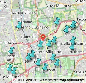 Mappa Via Giuseppe di Vittorio, 20037 Paderno Dugnano MI, Italia (2.404)