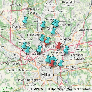Mappa Via Giuseppe di Vittorio, 20037 Paderno Dugnano MI, Italia (6.662)