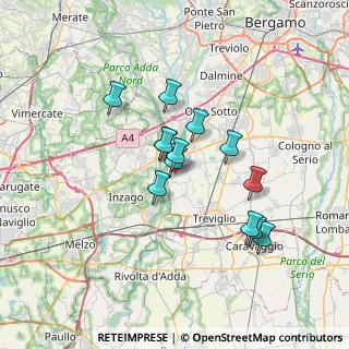 Mappa Via Moro Aldo, 24045 Fara Gera D'Adda BG, Italia (5.45385)