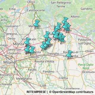 Mappa Via Moro Aldo, 24045 Fara Gera D'Adda BG, Italia (11.33684)
