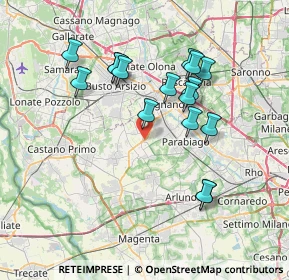 Mappa SP 12, 20038 Villa Cortese MI (6.87688)