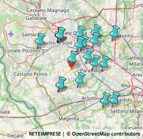 Mappa SP 12, 20038 Villa Cortese MI (6.35105)