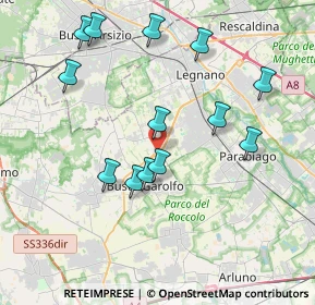 Mappa SP 12, 20038 Villa Cortese MI (3.90462)
