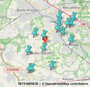 Mappa SP 12, 20038 Villa Cortese MI (3.87867)