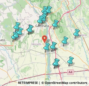 Mappa Via Dietro Gli Orti, 13035 Lenta VC, Italia (7.944)
