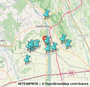 Mappa Via Dietro Gli Orti, 13035 Lenta VC, Italia (5.63818)