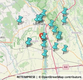 Mappa Via Dietro Gli Orti, 13035 Lenta VC, Italia (6.34)