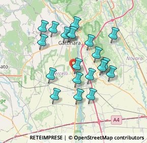 Mappa Via Dietro Gli Orti, 13035 Lenta VC, Italia (6.4685)