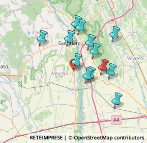 Mappa Via Dietro Gli Orti, 13035 Lenta VC, Italia (6.40846)