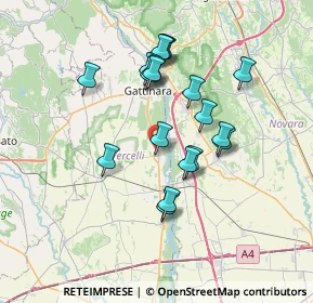 Mappa Via Dietro Gli Orti, 13035 Lenta VC, Italia (6.25789)