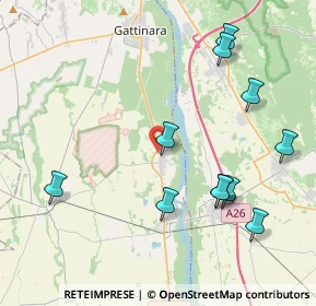 Mappa Via Dietro Gli Orti, 13035 Lenta VC, Italia (4.50273)