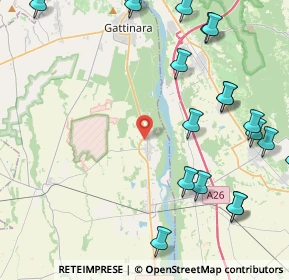 Mappa Via Dietro Gli Orti, 13035 Lenta VC, Italia (5.7815)