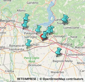 Mappa Via Santa Chiara, 25038 Rovato BS, Italia (11.75385)