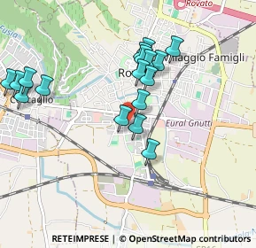 Mappa Via Santa Chiara, 25038 Rovato BS, Italia (0.93471)