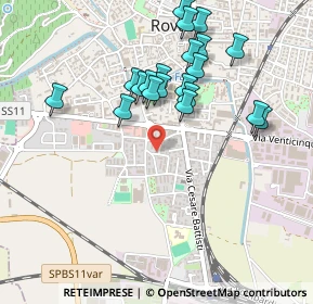 Mappa Via Santa Chiara, 25038 Rovato BS, Italia (0.462)