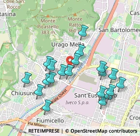 Mappa Via Marino Ballini, 25127 Brescia BS, Italia (0.949)