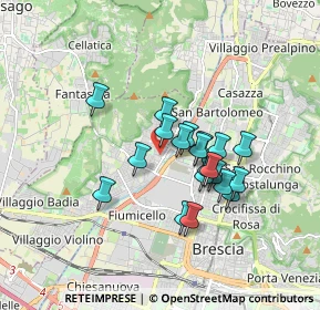 Mappa Via Marino Ballini, 25127 Brescia BS, Italia (1.349)