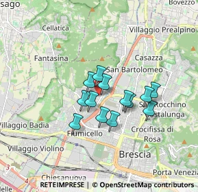 Mappa Via Marino Ballini, 25127 Brescia BS, Italia (1.19846)