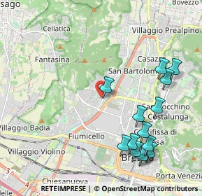 Mappa Via Marino Ballini, 25127 Brescia BS, Italia (2.375)