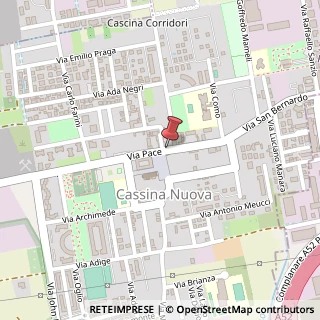 Mappa Via San Bernardo, 1, 20021 Bollate, Milano (Lombardia)