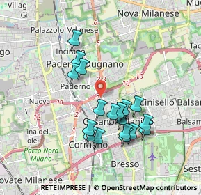 Mappa Via Dogali, 20037 Paderno Dugnano MI, Italia (1.62632)