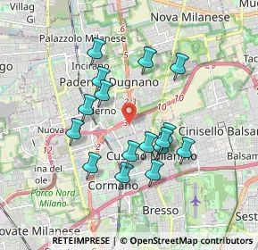 Mappa Via Dogali, 20037 Paderno Dugnano MI, Italia (1.59938)