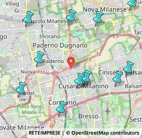 Mappa Via Dogali, 20037 Paderno Dugnano MI, Italia (2.47917)