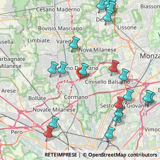 Mappa Via Dogali, 20037 Paderno Dugnano MI, Italia (5.6245)
