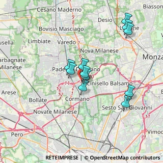 Mappa Via Dogali, 20037 Paderno Dugnano MI, Italia (3.31273)