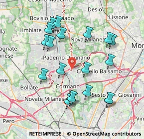 Mappa Via Dogali, 20037 Paderno Dugnano MI, Italia (3.88)