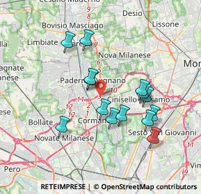 Mappa Via Dogali, 20037 Paderno Dugnano MI, Italia (3.27214)